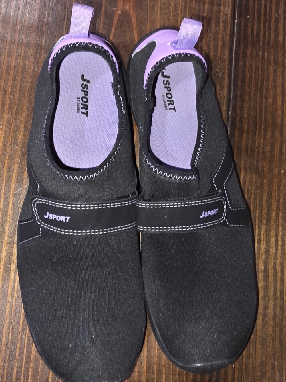 JSport by Jambu Water Shoes Black & Purple 9.5